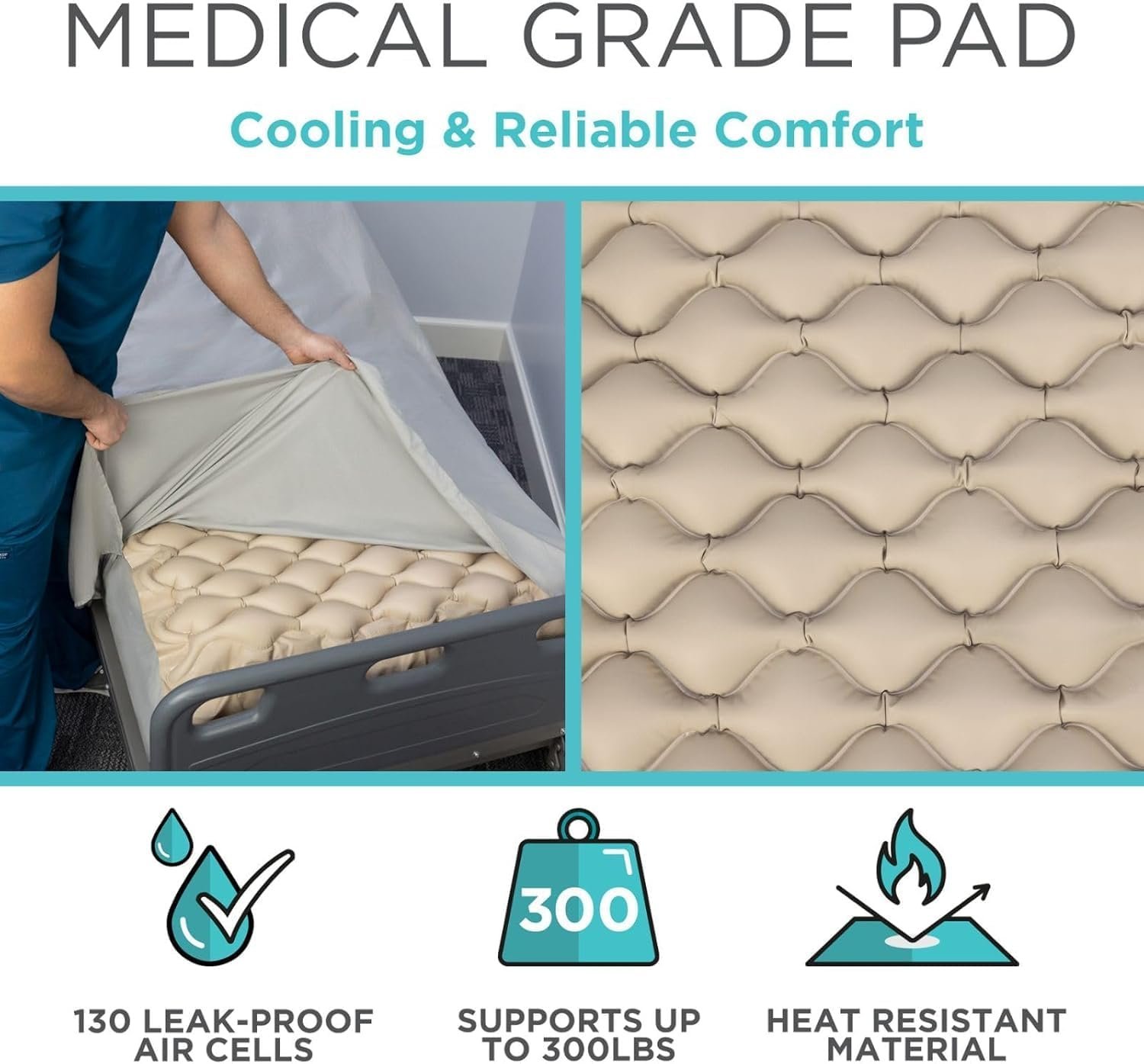 Premium Dynamic Air Mattress for Hospital Beds – Anti-Decubitus, Waterproof & Fire-Resistant - Image 2